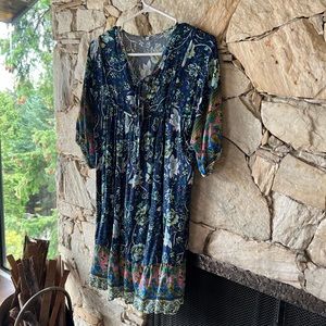 Colourful floral dress